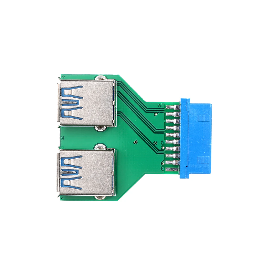 Адаптер для подключения материнской платы на два порта USB 3 0 19/20
