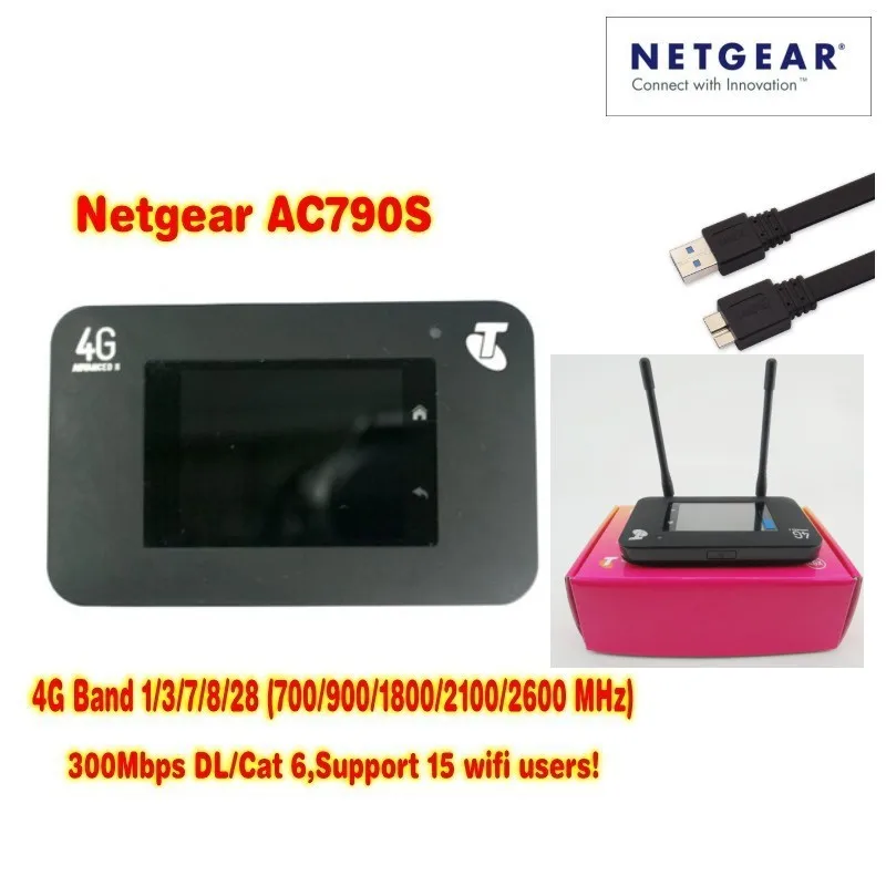 unlocked netger AC790S 4g cat6 router 300mbps dongle Sierra touch screen router with gps pk e5786 e5186 782s 771s 781s 778s