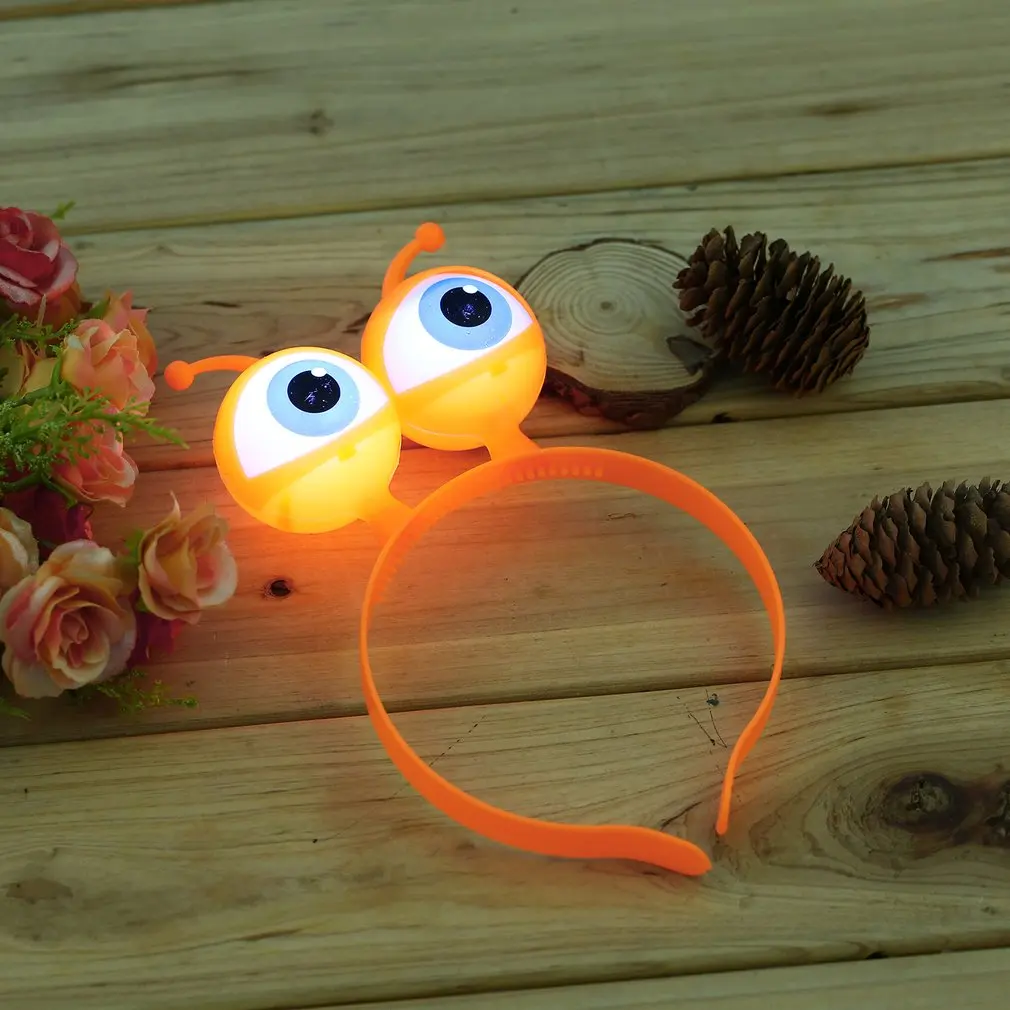 Светодиодная светящаяся вокальный реквизит для концерта повязка на голову с