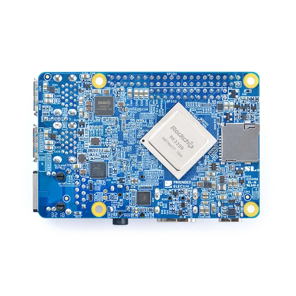 NanoPi M4 2 ГБ/4 ГБ DDR3 Rockchip RK3399 SoC 4G и 5G двухдиапазонный Wi-Fi Поддержка Android 8 1 Ubuntu AI