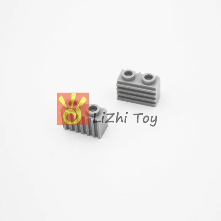 Кирпичные детали MOC 2877 модифицированный кирпич 1x2 с решеткой Классический