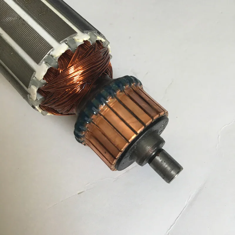 AC220-240V роторный двигатель арматура 360802F 360802E для HITACHI G10SS G12SS G13SS угловая шлифовальная машина хорошего качества Якорный двигатель