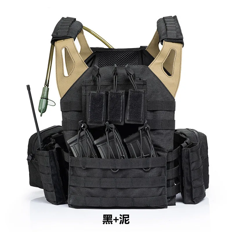 3 Легкая боевая система Molle, тактический жилет, Открытый CS полевой армейский тренировочный жилет для стрельбы, спортивный защитный жилет с мешком для воды - Цвет: 3