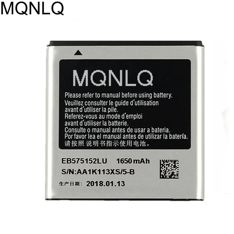 Батарея для Samsung Galaxy S i9000 i9001 i9003 i589 i919 i8250 i897 EB575152LU 1650mAh Акку|Аккумуляторы мобильных
