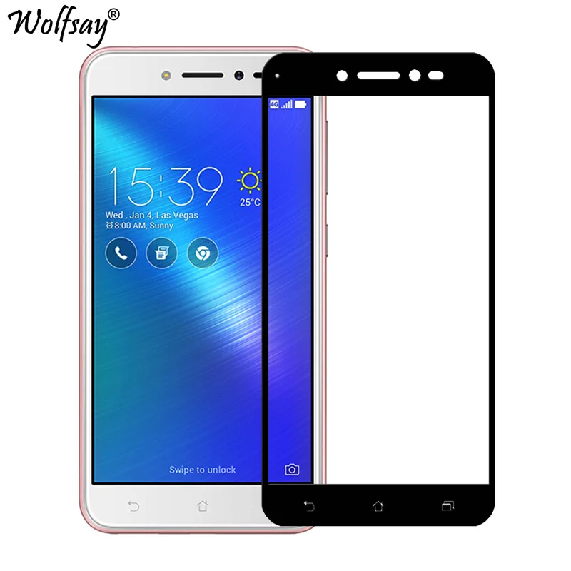 

Полноразмерное закаленное стекло для Asus Zenfone Live ZB501KL, защитная пленка 2.5D 9H для Asus Zenfone Live ZB501KL, стекло
