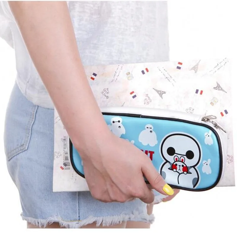 2017 Новый Животный белый цвет кабинет пенал офисные товары для обучения PU кожаная