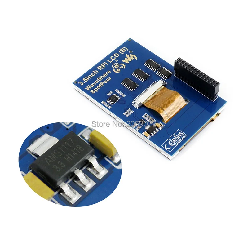 Raspberry Pi 3 5 дюймовый ЖК дисплей IPS tft pi lcd raspberry 480*320 сенсорный экран|Демонстрационные