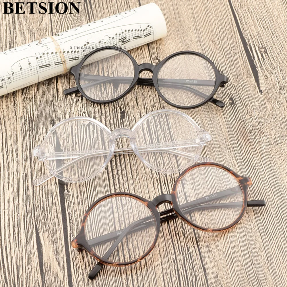 Большие крупные винтажные круглые очки для чтения 58 мм ретро унисекс из сплава