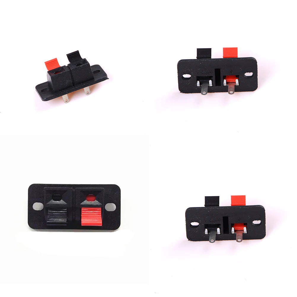 10 шт. 2 позиционный разъем клемма с пружинной нагрузкой|spring connector|push connectorpush in |