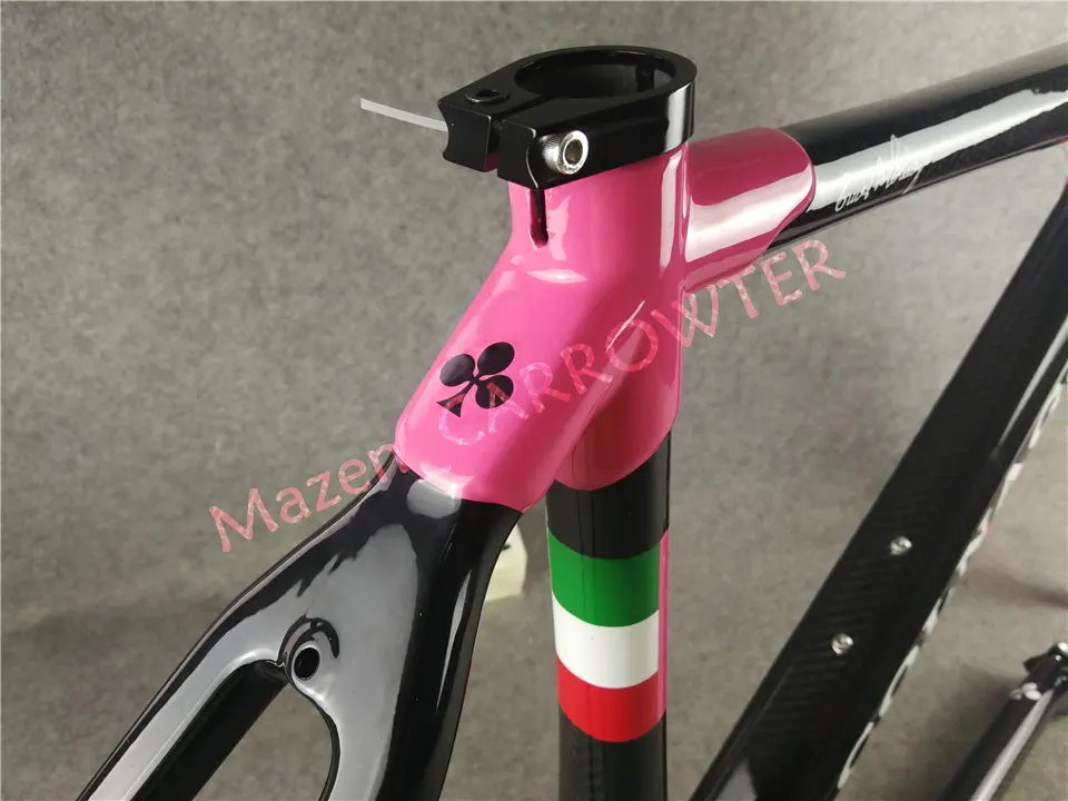 Хорошее качество T1000 3 к глянцевый светильник, Розовый Черный Colnago C60 карбоновая рама для дорожного велосипеда с XS/S/M/L/XL на выбор