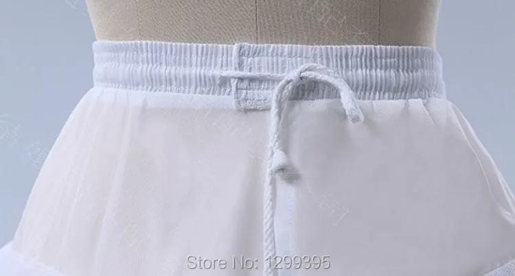 Free Shipping New White 3-Hoop 1 Layer Tulle A Line Petticoat Bridal Accessories Crinoline Underskirts | Свадьбы и торжества