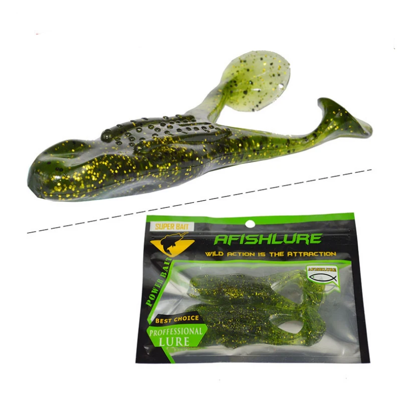 2 шт./лот приманка для рыбы в виде мягкой лягушки рыболовные приманки мягкая