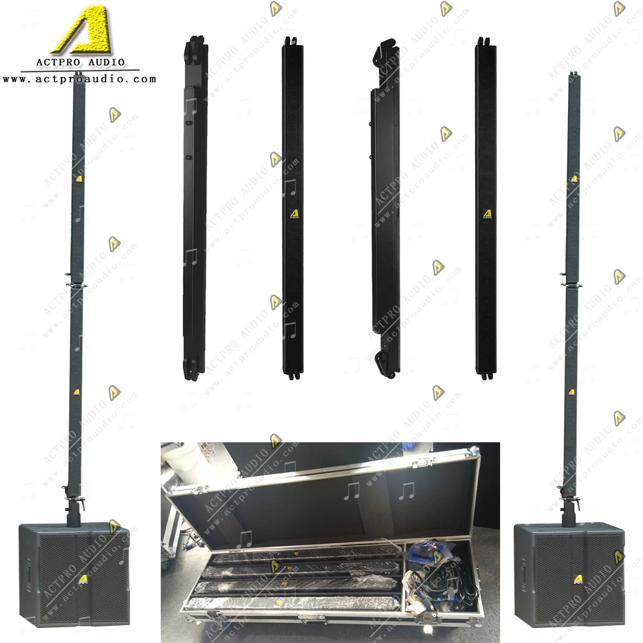 PRO audio K Серия KA162 Колонка динамик 2 дюйма 3 дюйма 4 Дюйма Крытый открытый портативный мини линейный массив акустическая система