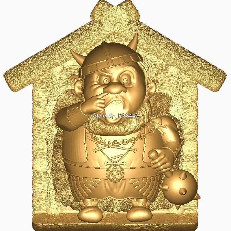 Рельеф Gnom 3d модели STL для ЧПУ формат модель stl рельеф artcam vectric aspire|stl relief|3d model stlmodel |