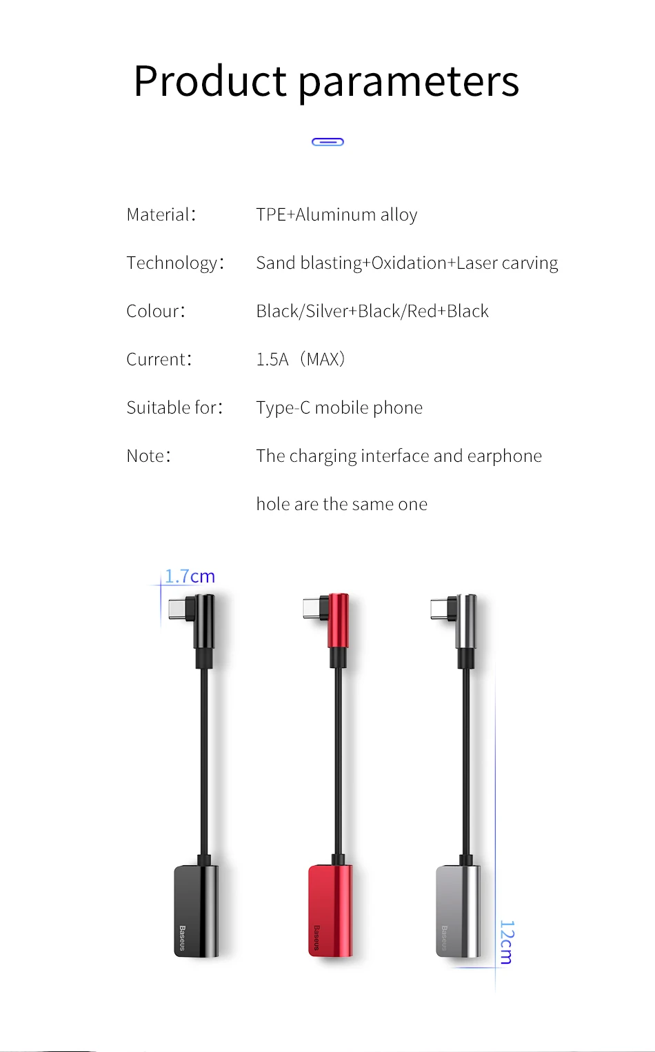 Baseus usb type C аудио кабель адаптер USB C type-c до 3,5 мм разъем разветвитель AUX Наушники Адаптер для One Plus 6T 6 5 Xiaomi mix 3
