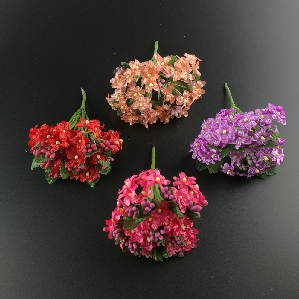 144 шт. детский искусственный цветок из пены|fake flowers|baby breathflower bouquet |