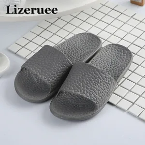 Мужские Пляжные шлепанцы, повседневные шлепанцы, Нескользящие шлепанцы для ванной, Q89, на лето, 2018