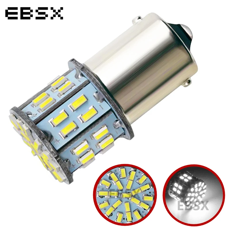 Светодиодсветодиодный автомобильные лампы EBSX 4 шт. 1156 BA15S P21W светильник воротный