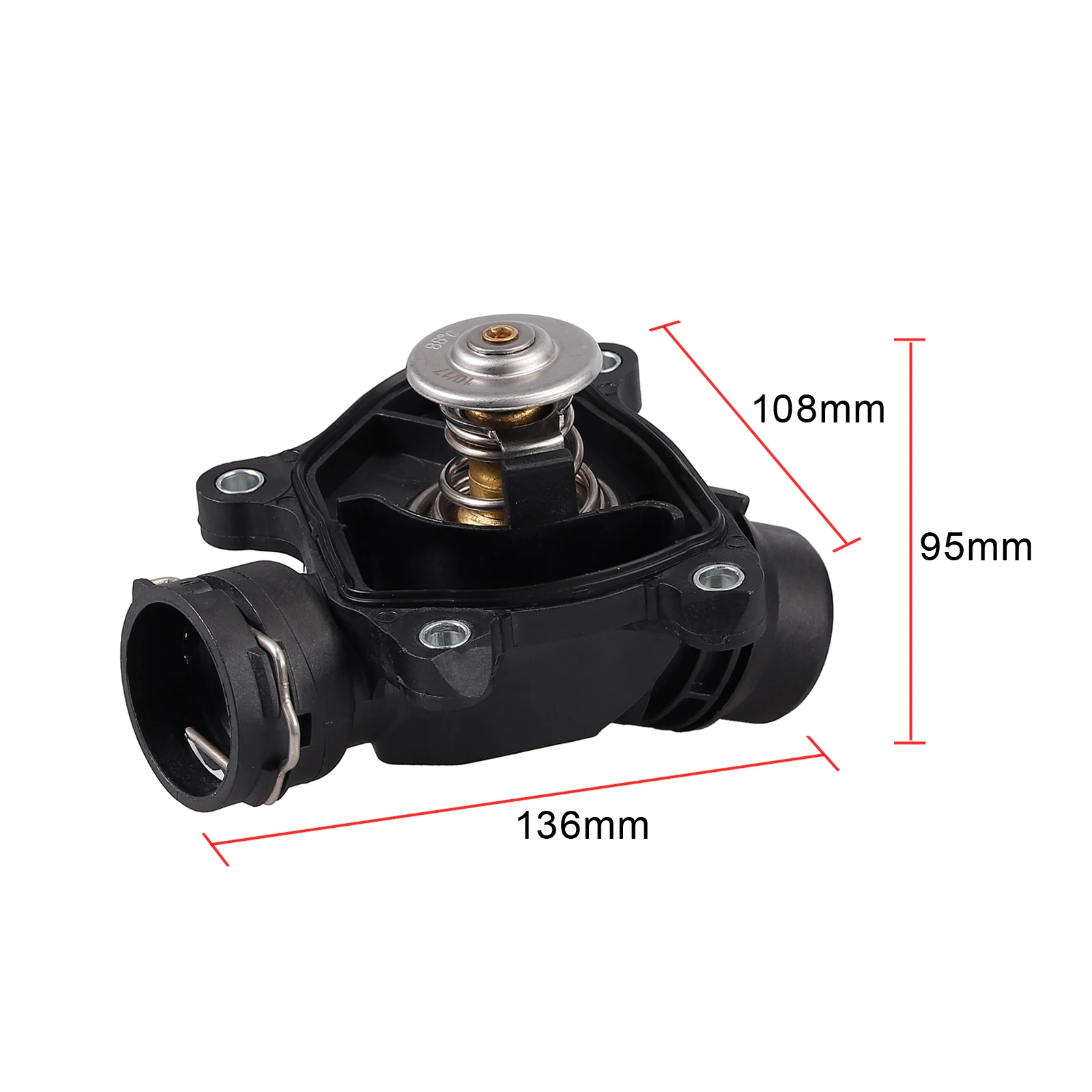 Новый термостат Justech + Корпус 11517805811 11517789014 для BMW E46 E90-93 E60 E61 E63 E64 X3 X5 X6 | Автомобили и