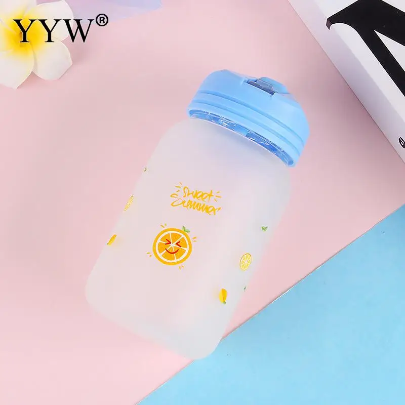 

480ml Cute Glass Water Bottle Childeren Cups Sports Water+Bottles For Water Portable Kids Cup Hydro Flask Bidon Outdoor Bottles