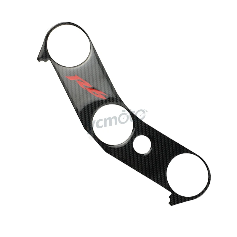 Мотоцикл центральной консоли углеродного волокна шаблон R6 стикер Топ тройной