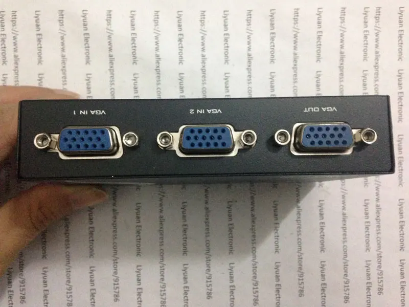 MT-15-2CF 2-портовый мини-коммутатор VGA ручной переключатель два узла совместное
