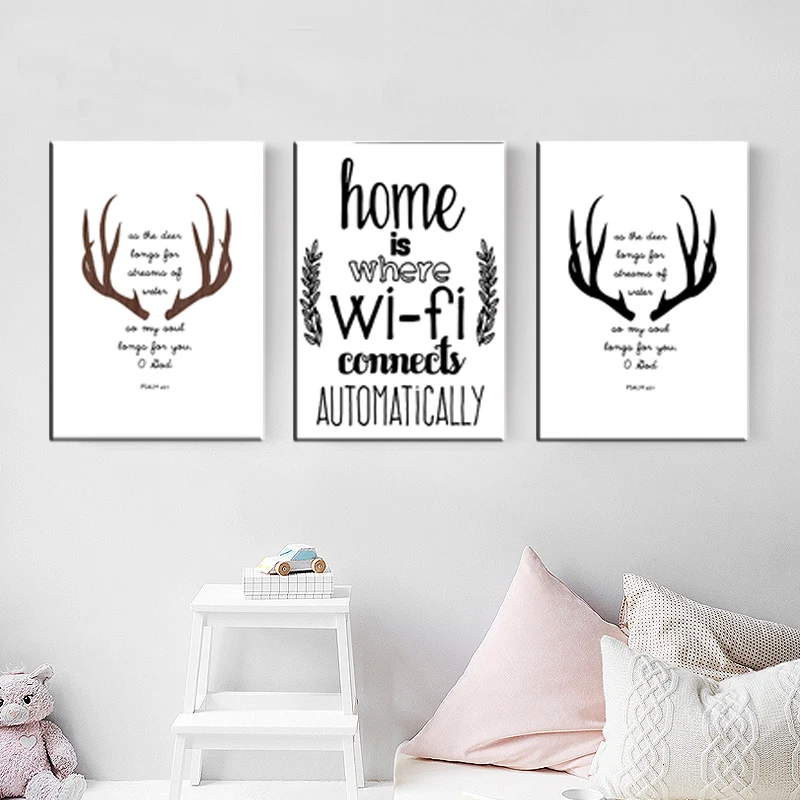 Home is Wi Fi подключение Авто современный минималистический скандинавский A4 большой