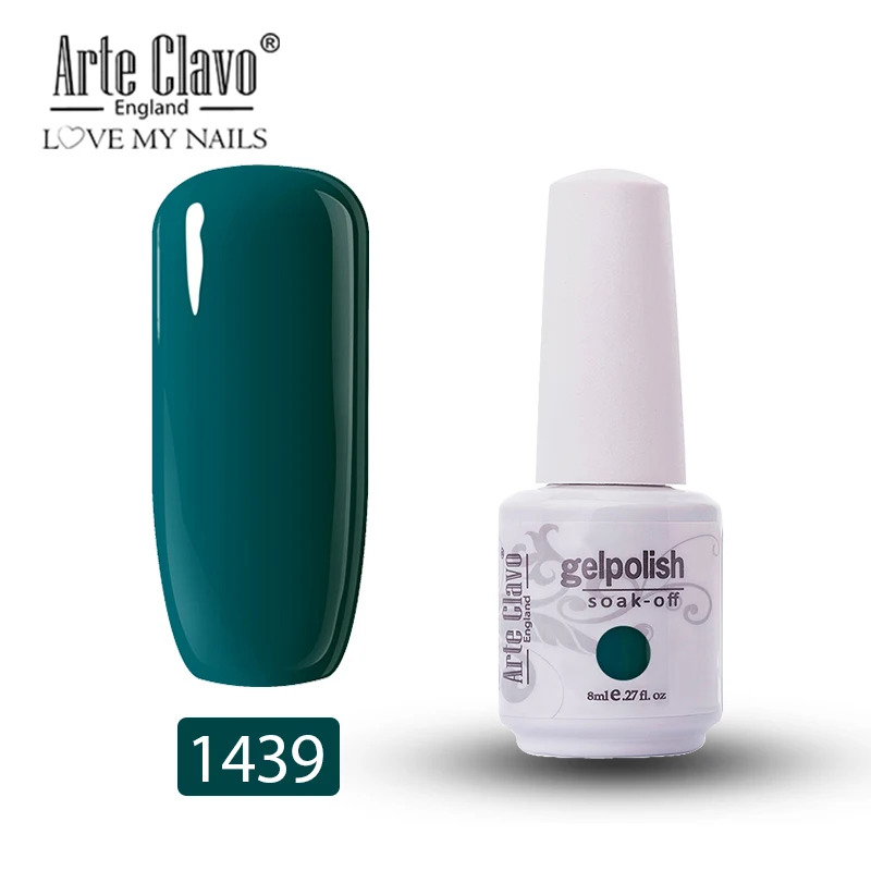 1439 Arte Clavo Гель-лак Hybird лак набор для наращивания ногтей Vernis Полупостоянный маникюрный Топ для нейл-арта УФ-гель для ногтей - Цвет: 1439