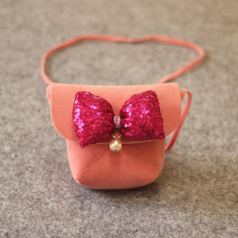 Детские Сумки из искусственной кожи и нубука с бантом детские дорожные сумки