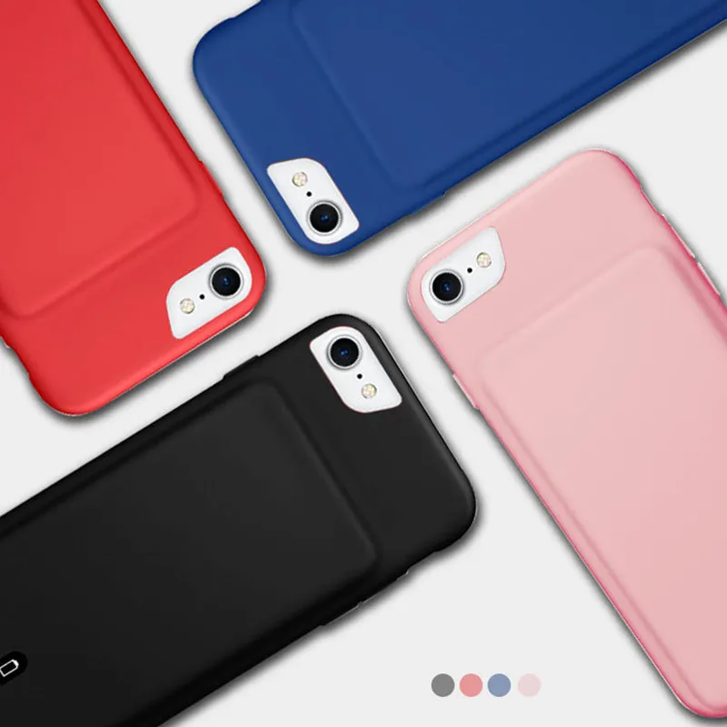 

4500mAh External Battery Power Bank Phone Cases For iPhone 6 6s 7 8 7000mAh Battery Case Charger Cover For iPhone 6/6s/7/8 Plus