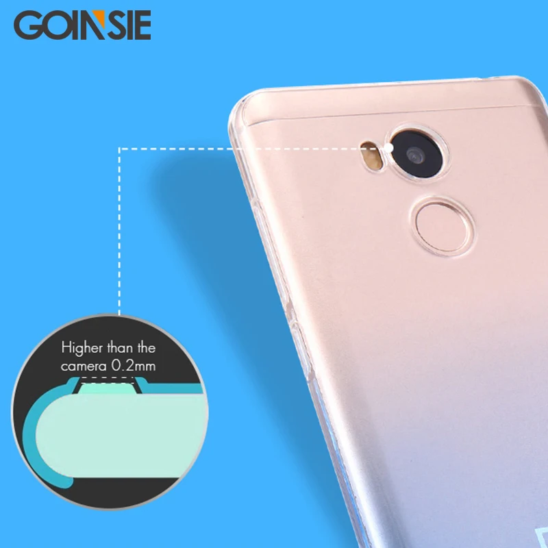 Soft Phone Case for Xiaomi Redmi 4 Pro Prime Cover Silicone 5.0&quot Gradient TPU Back Fundas Standard | Мобильные телефоны и