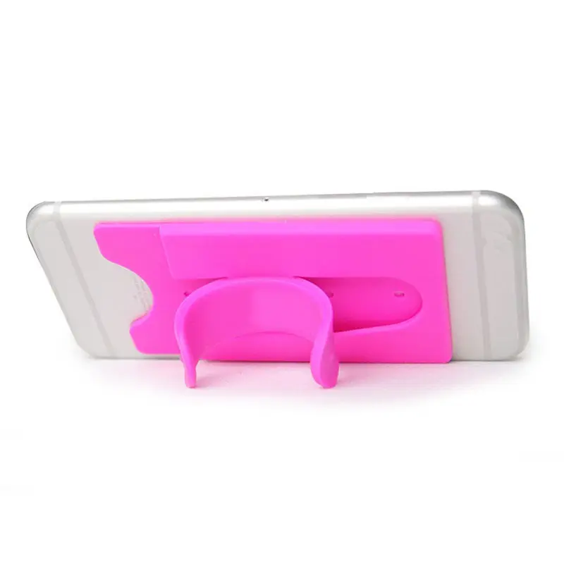 Силиконовый держатель для карт наклейка на заднюю крышку мобильного телефона