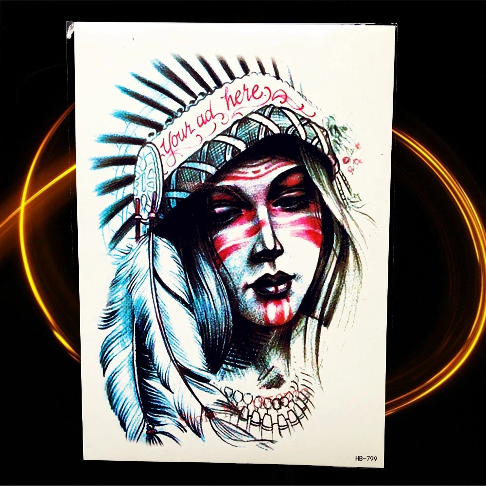 Модный черный Карп Лотос водонепроницаемый временные татуировки дети женский