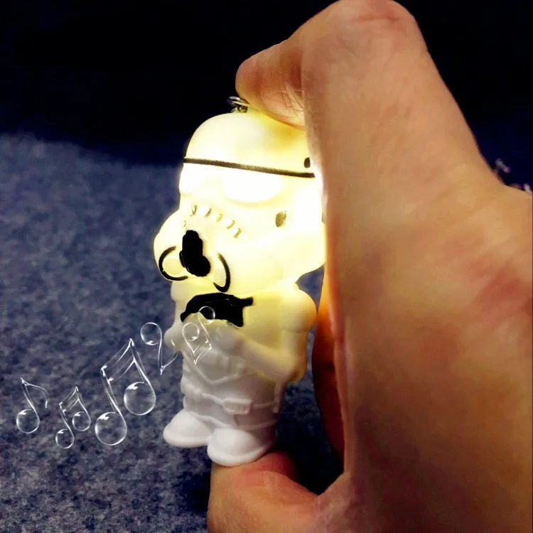 2016 Звездные Войны Пробуждение силы светодиодный фонарик-брелок Дарт Вейдер