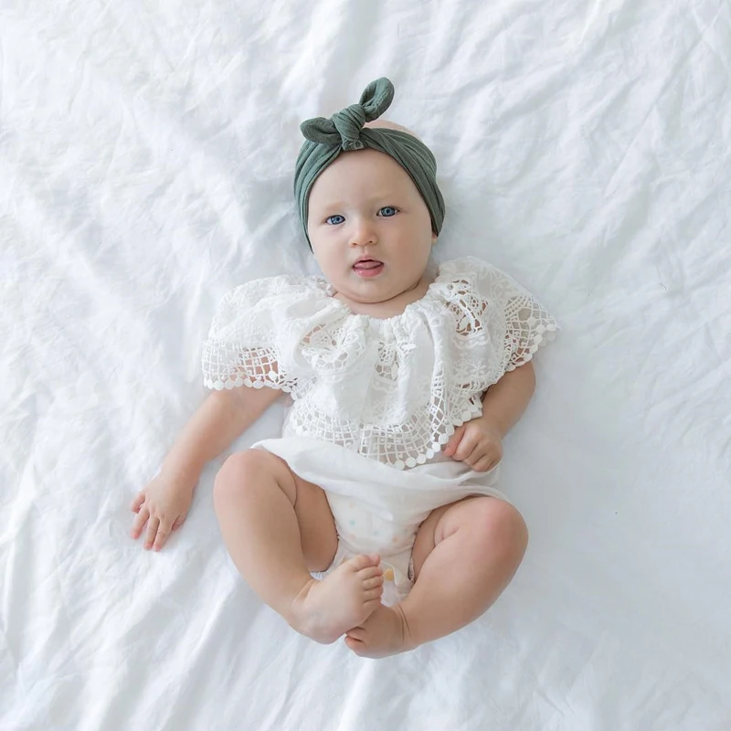 Новинка лета 2020 одежда для маленьких девочек белый комбинезон принцесс наряды