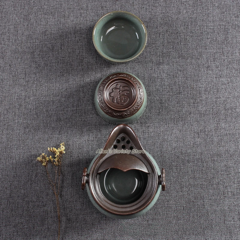 Рекламный чайный пакетик дорожный набор 1 чайник 2 чашки стандартный