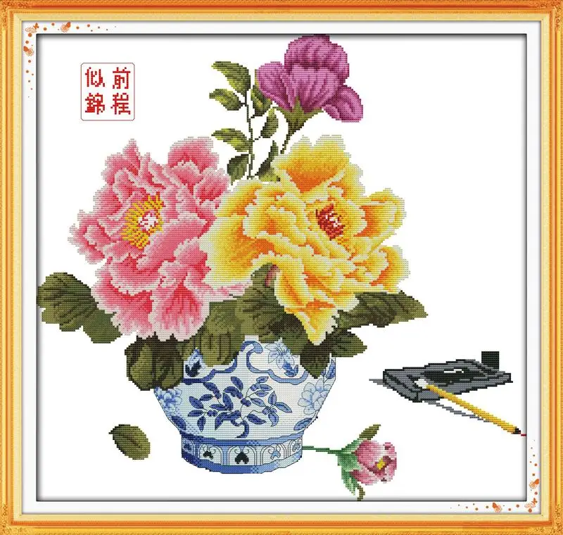 Набор для вышивки крестиком иметь бесконечно яркое будущее 14 карат 11 карат|cross