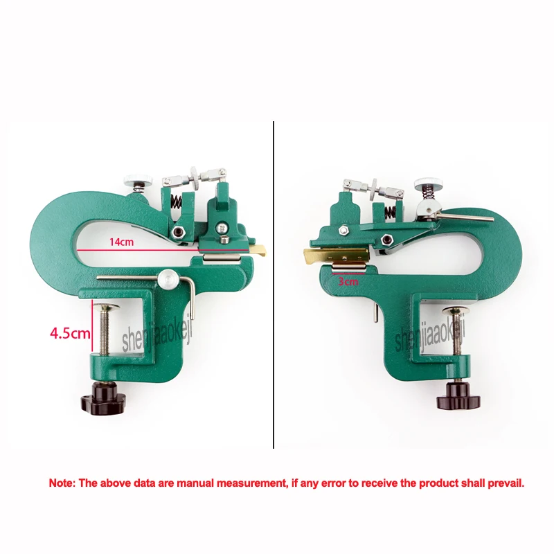 Leather cutting machine Manual peeling 809G splitter vegetable tanned leather peeler leathers paring device 1pc | Инструменты