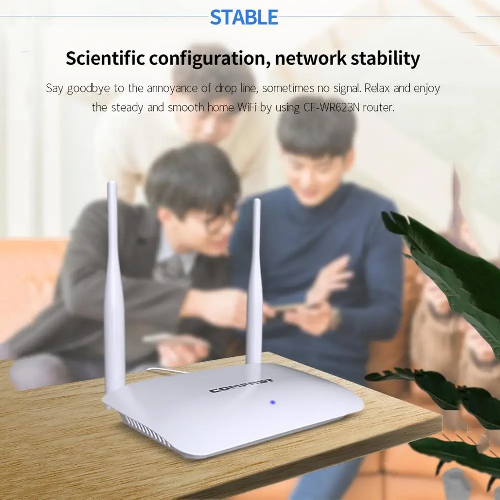 Comfast 300 Мбит/с Беспроводной Wi-Fi маршрутизатор ретранслятор