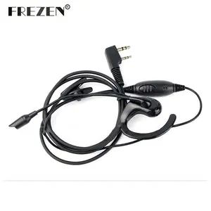 Подвесные наушники с микрофоном, PTT-наушники для Kenwood TYT Baofeng Walkie Talkie CB двухсторонняя радиосвязь