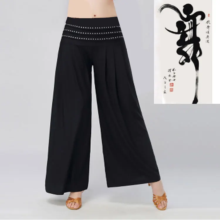 2020 Квадратные танцевальные штаны для женщин латинских танцев новые