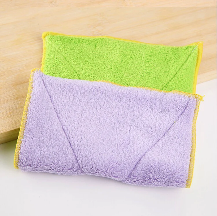 5 шт. 100% чистое бамбуковое волокно ткань для посуды маслостойкая не прилипающая