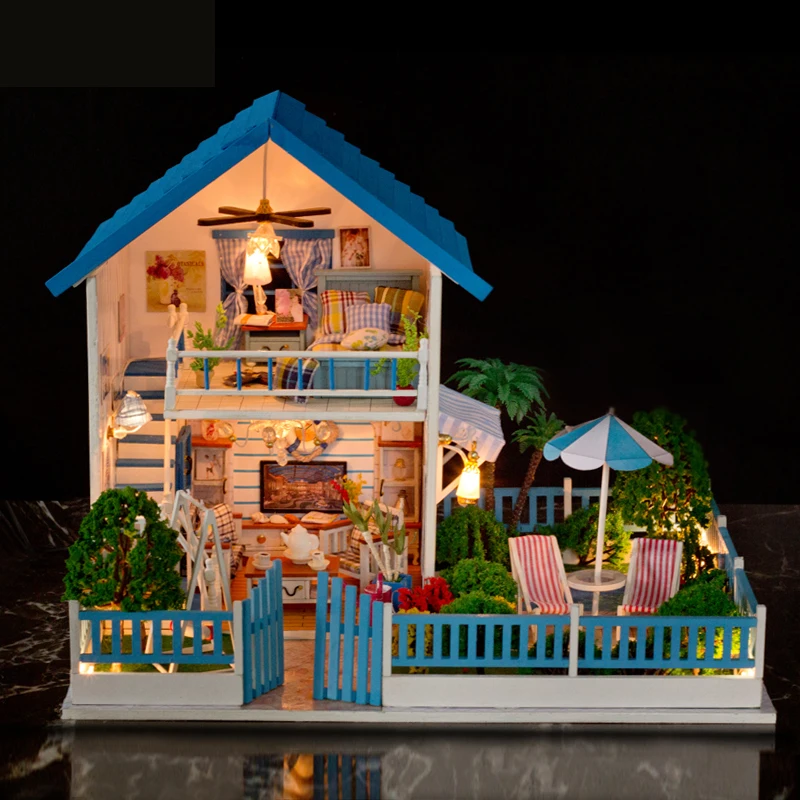 DIY кукольный домик мини мебель для кукольного домика Мини Дом Мебель вилла наборы
