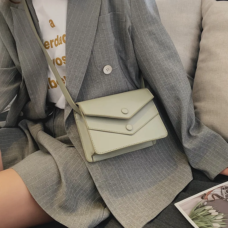 Сумка-мессенджер женская новая Корейская версия диких одно плечо двойная молния