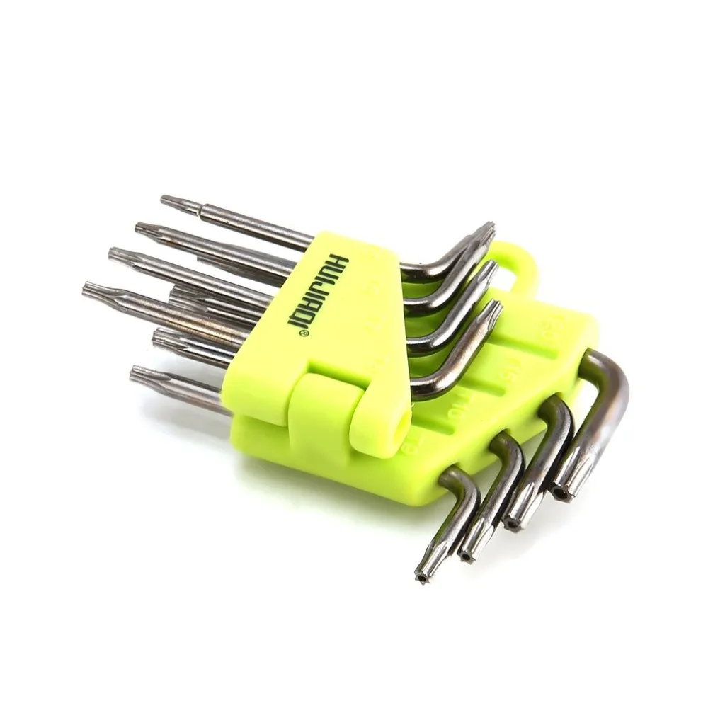 Набор долговечных ключей Torx 50HRC L образный инструмент отвертка полые столярные