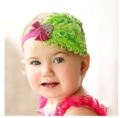 1 шт. детская Цветочная лента для волос | Аксессуары одежды