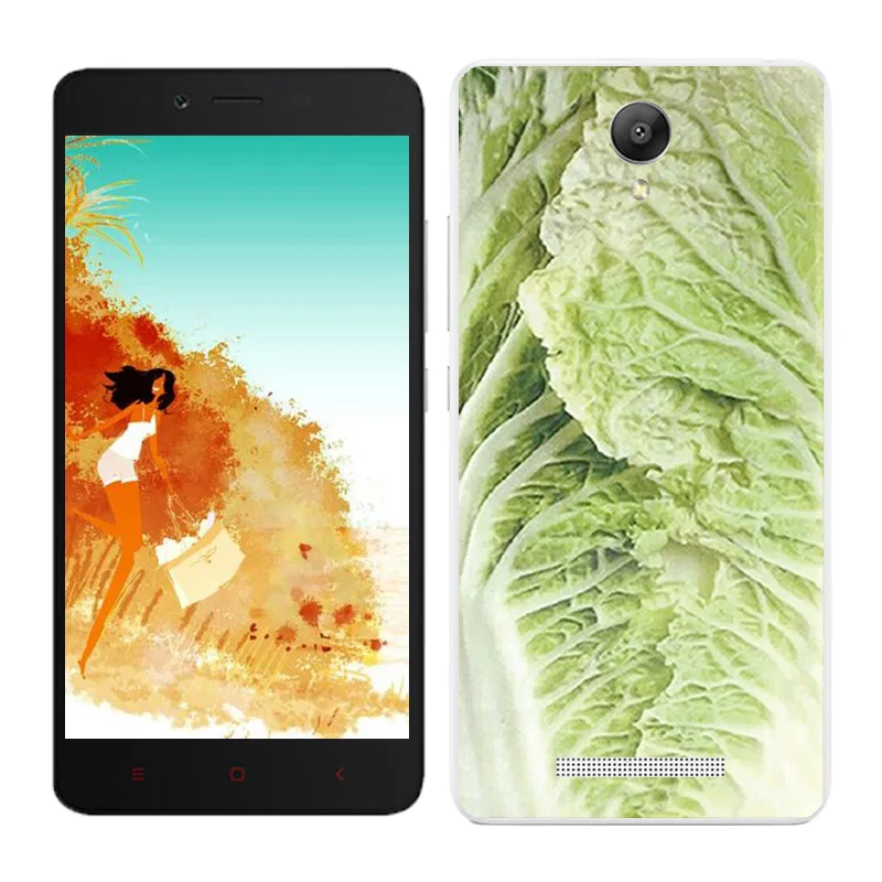 28 Чехлы для Xiaomi Redmi Note 2, Мягкая силиконовая задняя крышка для телефона Redmi Note2, черный Чехол С Рисунком Слона для Hongmi Note2 - Цвет: 28
