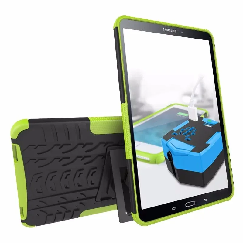 Шин силиконовая крышка для samsung Galaxy Tab A A6 10,1 дюймов чехол T580 T585 T580N T585N SM-T580 SM-T585 принципиально подставка чехол Holde
