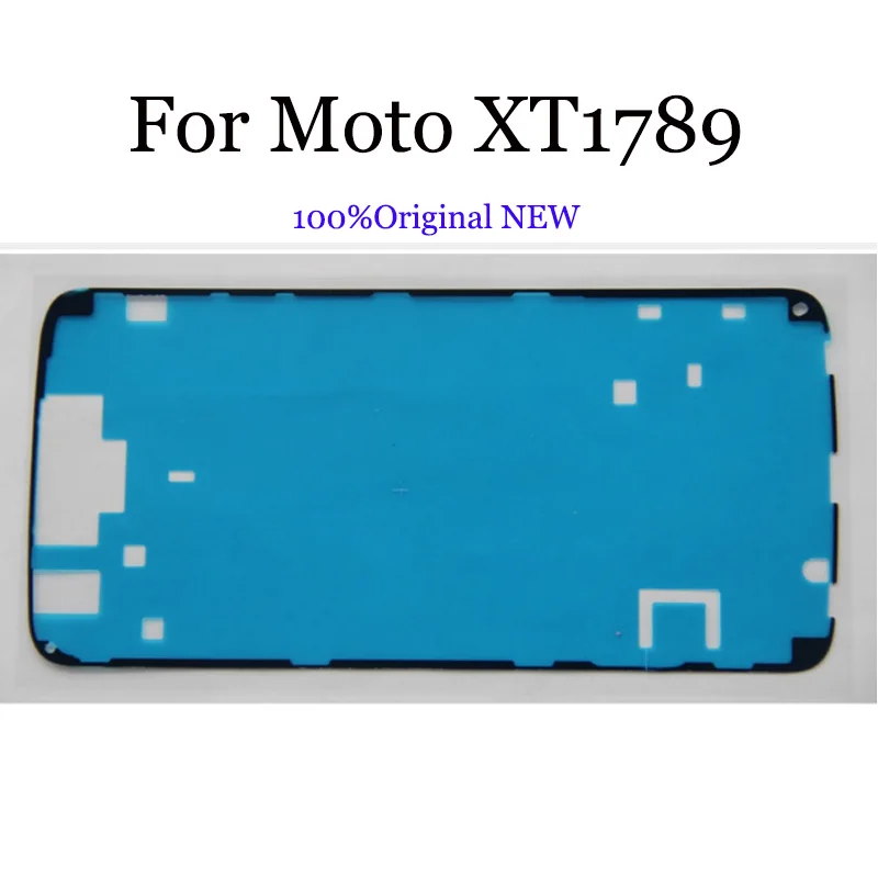 Фото 2 шт. оригинальный новый для Moto XT1789 ЖК экран задняя крышка клей XT 1789