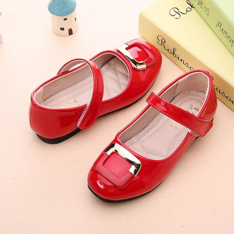 Модные осенние новые вечерние туфли для девочек chaussure Туфли принцессы на плоской